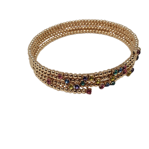 Nordstrom NEW Adjustable Bead & Crystal Bracelet - Picture 2 of 8